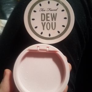 Too faced dew you setting powder.
